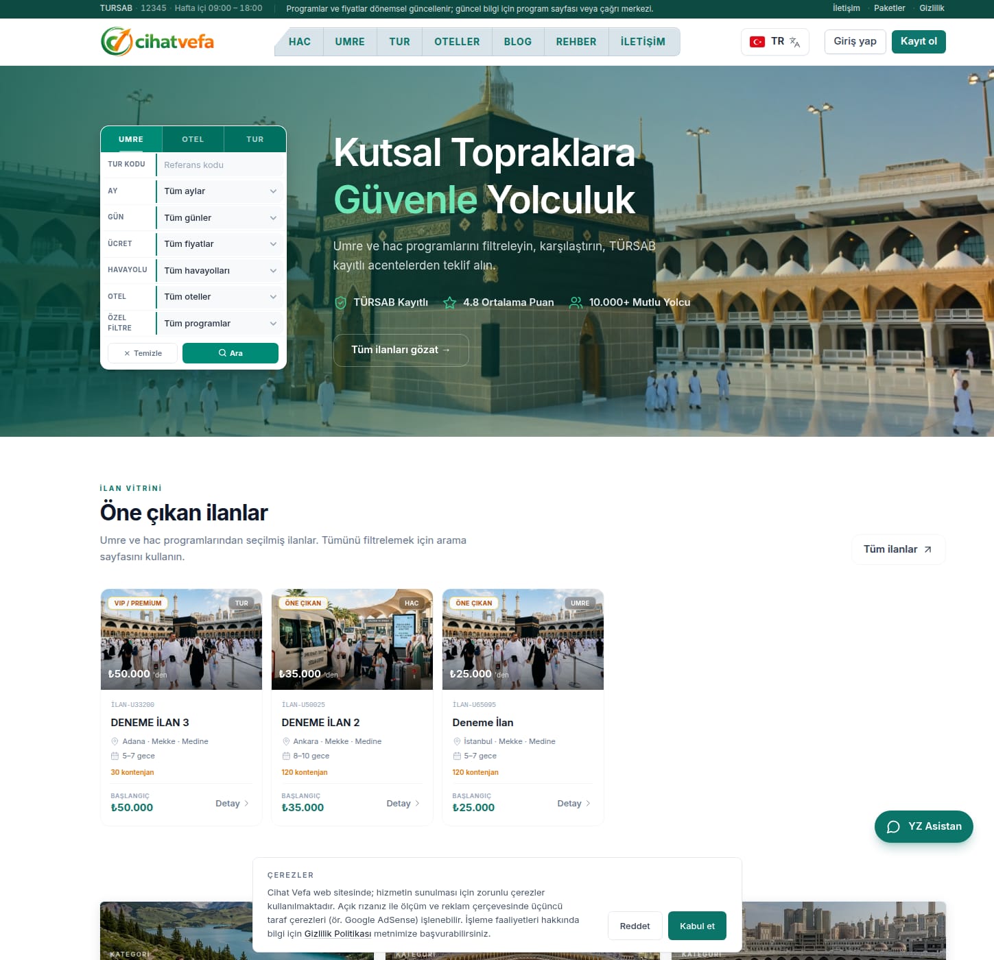 Cihat Vefa web sitesi