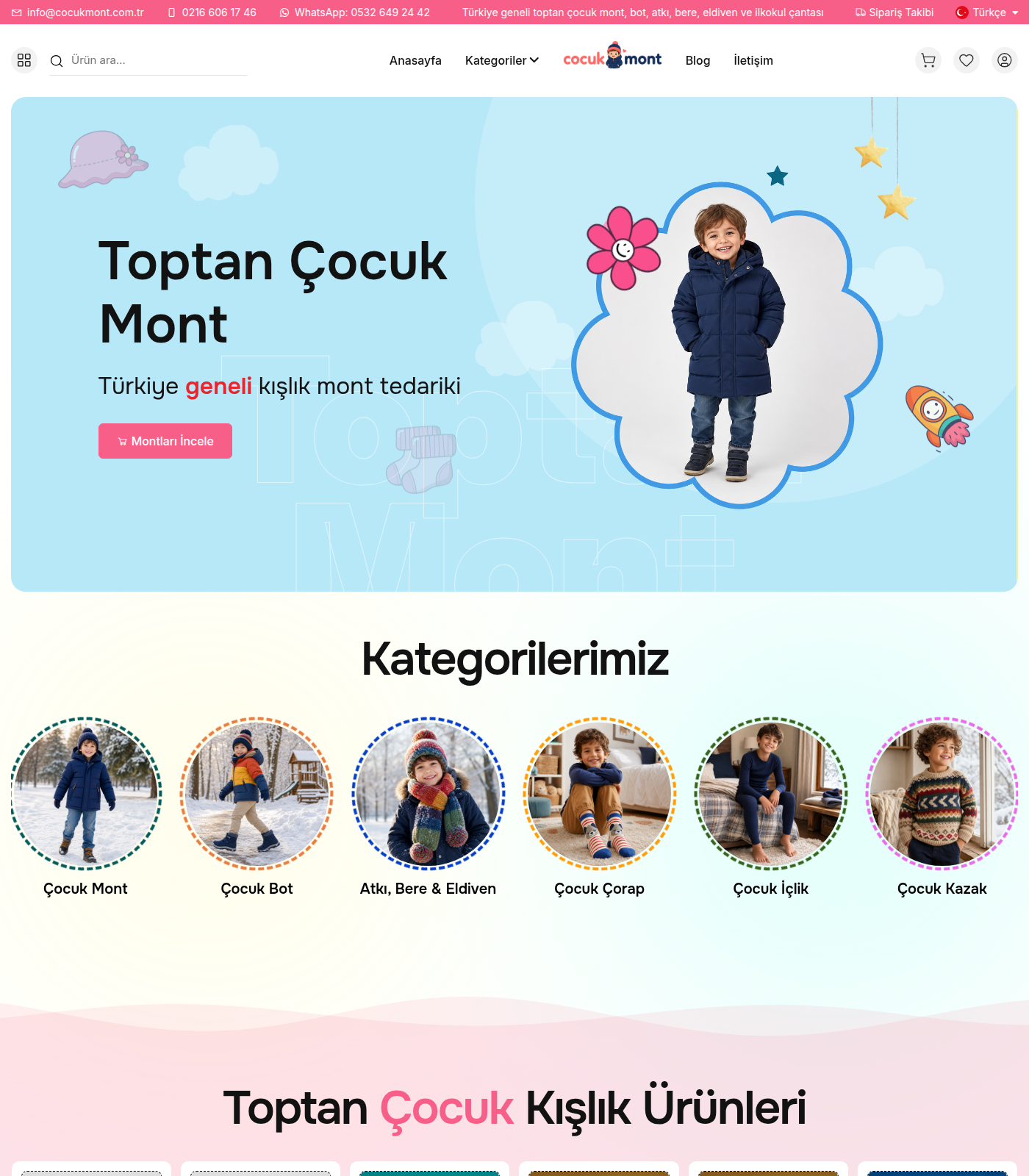 cocukmont.com.tr toptan e-ticaret sitesi