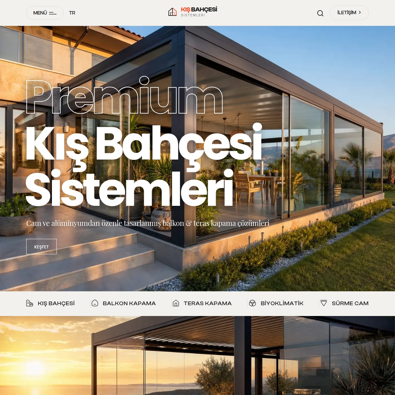 Kış Bahçesi Sistemleri kurumsal site